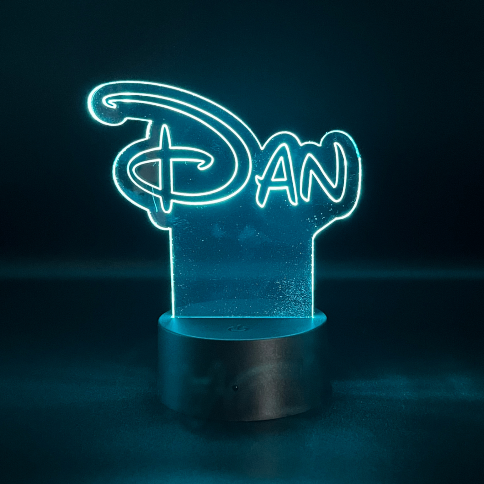 Personalised LED acrylic name sign